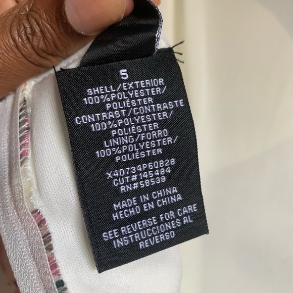 ❌SOLD❌Windsor Holland Strapless Floral Ball Gown Size 5 - Picture 14 of 16